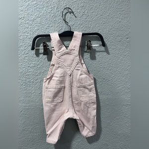 OLD NAVY INFANT PINK OVERALLS
